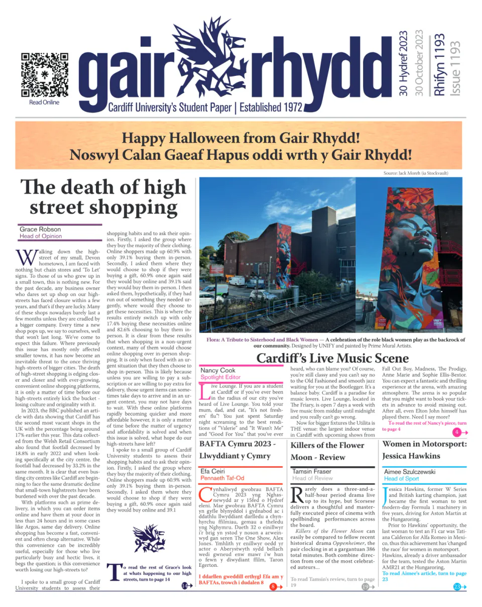 Front cover of Issue 1193