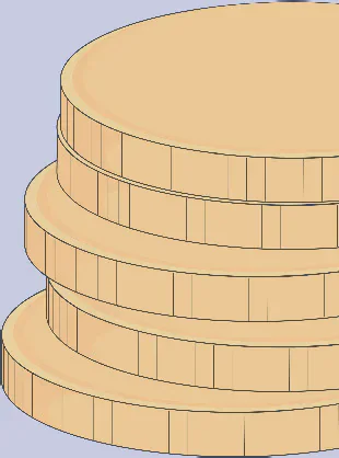 An illustration of stacked gold coins