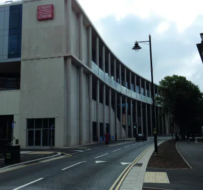 Cardiff University building on Park Place