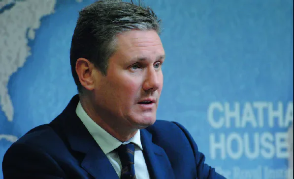 Keir Starmer speaking at Chatham House
