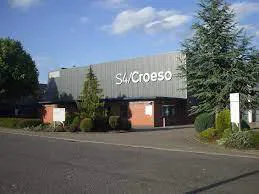 The S4C headquarters building with S4C Croeso signage
