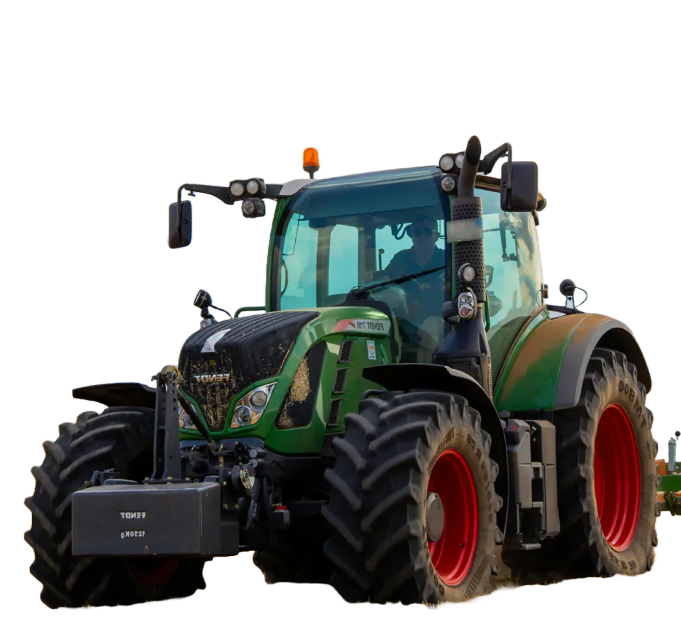 A green tractor illustrating the report on inheritance tax for farmers.
