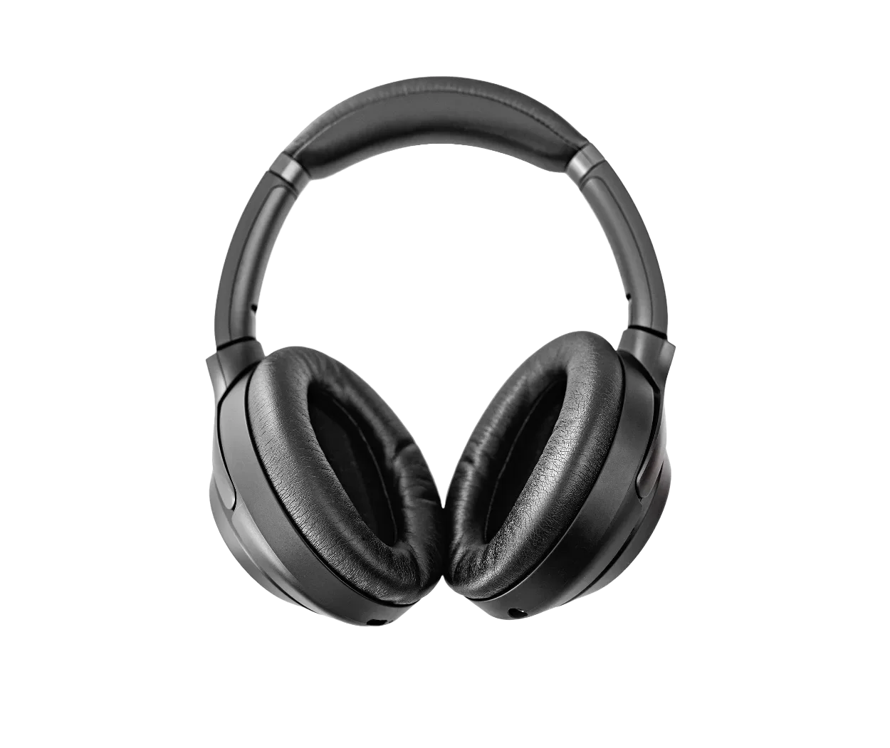 Black over-ear headphones illustrating the radio review.