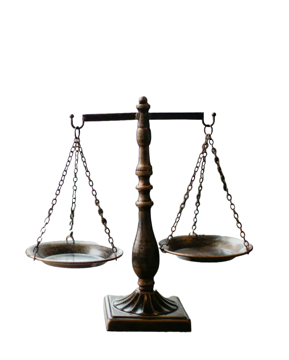A traditional balance scale