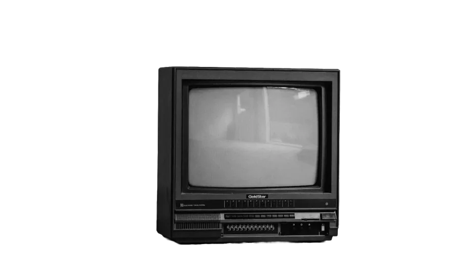A vintage GoldStar television