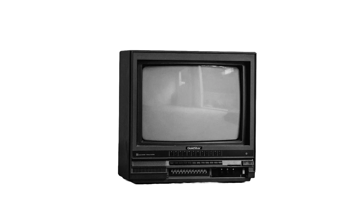 A vintage GoldStar television