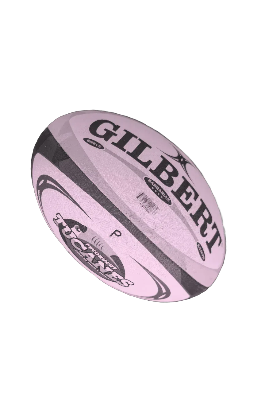 Pink Gilbert rugby ball