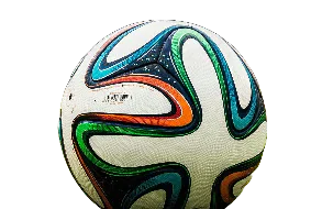 A patterned football