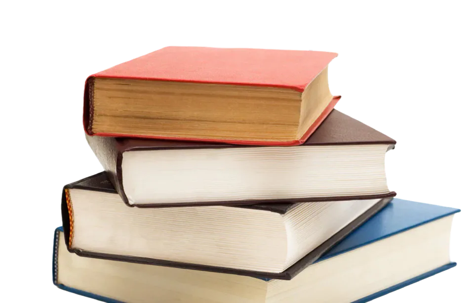 Stack of old books