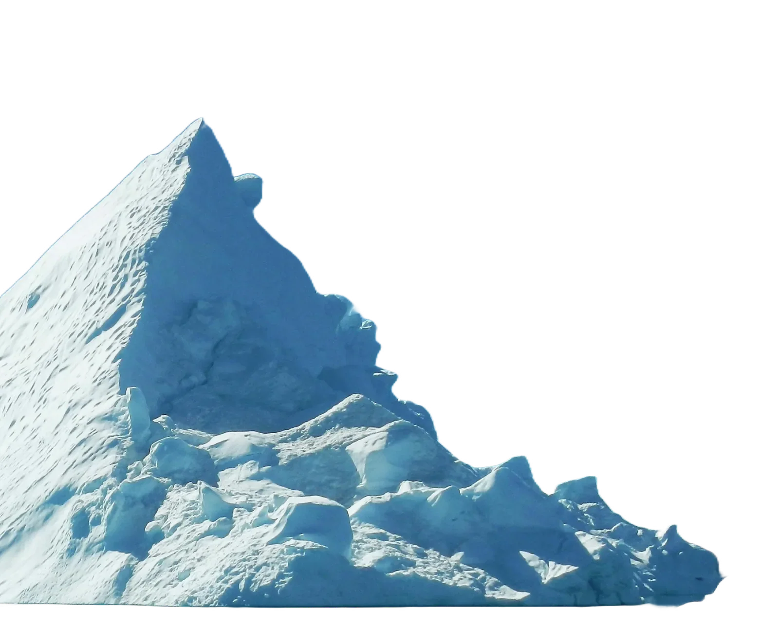 Large blue iceberg