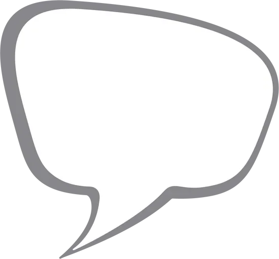 Speech bubble illustration