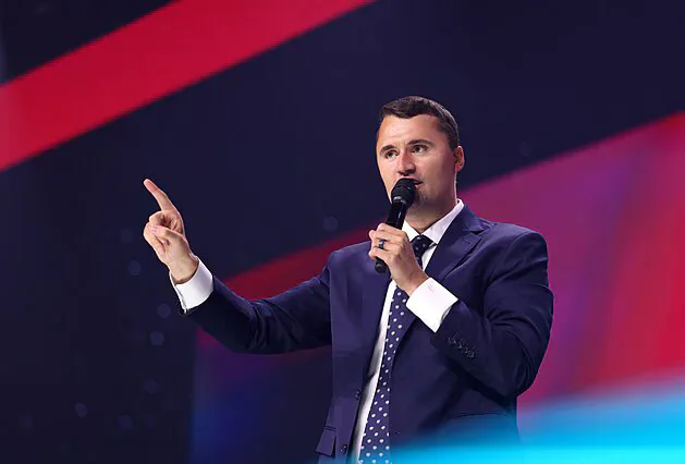 Charlie Kirk speaking at an event