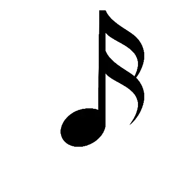 Musical note illustration