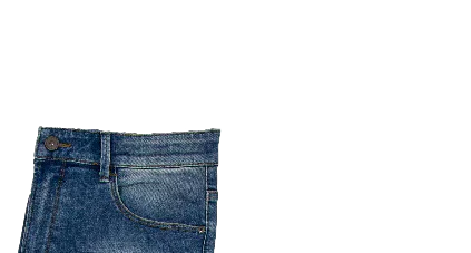 Blue denim jeans