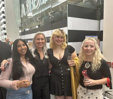 Four attendees at the Sephora Cardiff launch event.
