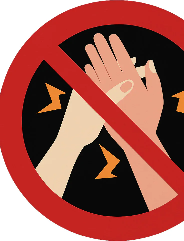 Illustration opposing sexual misconduct