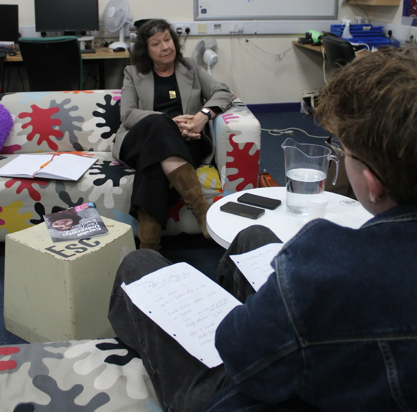 Wendy Larner interviewed by Gair Rhydd editors