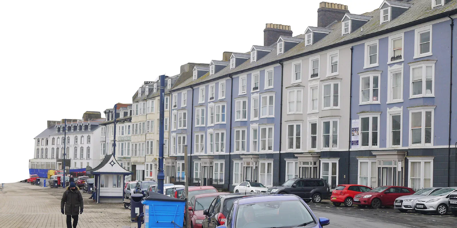 Aberystwyth seafront buildings