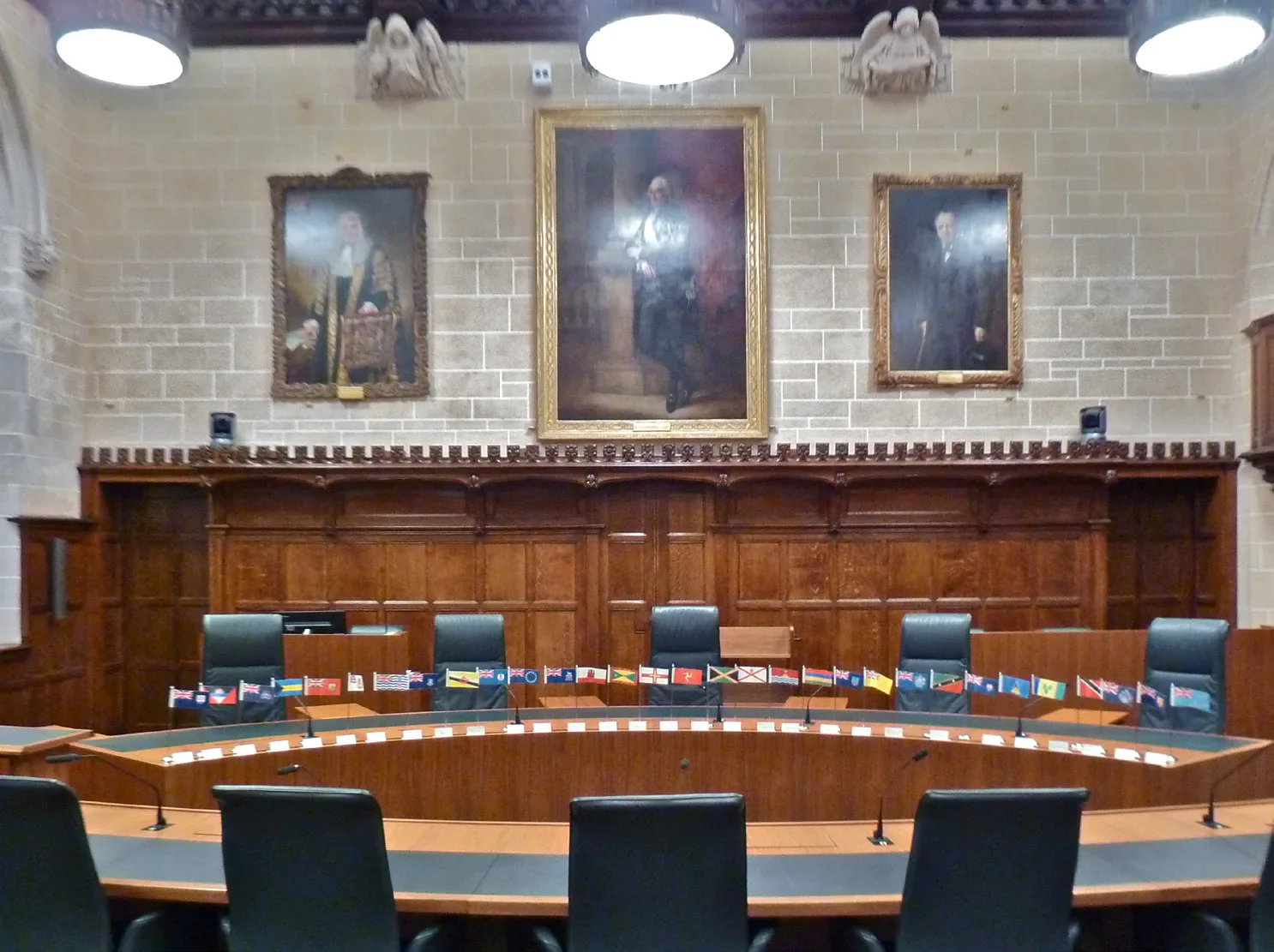 Council chamber interior