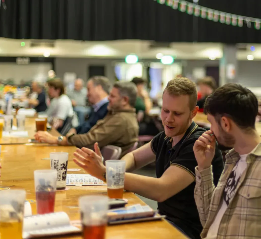 Real Ale and Cider Society group photograph.