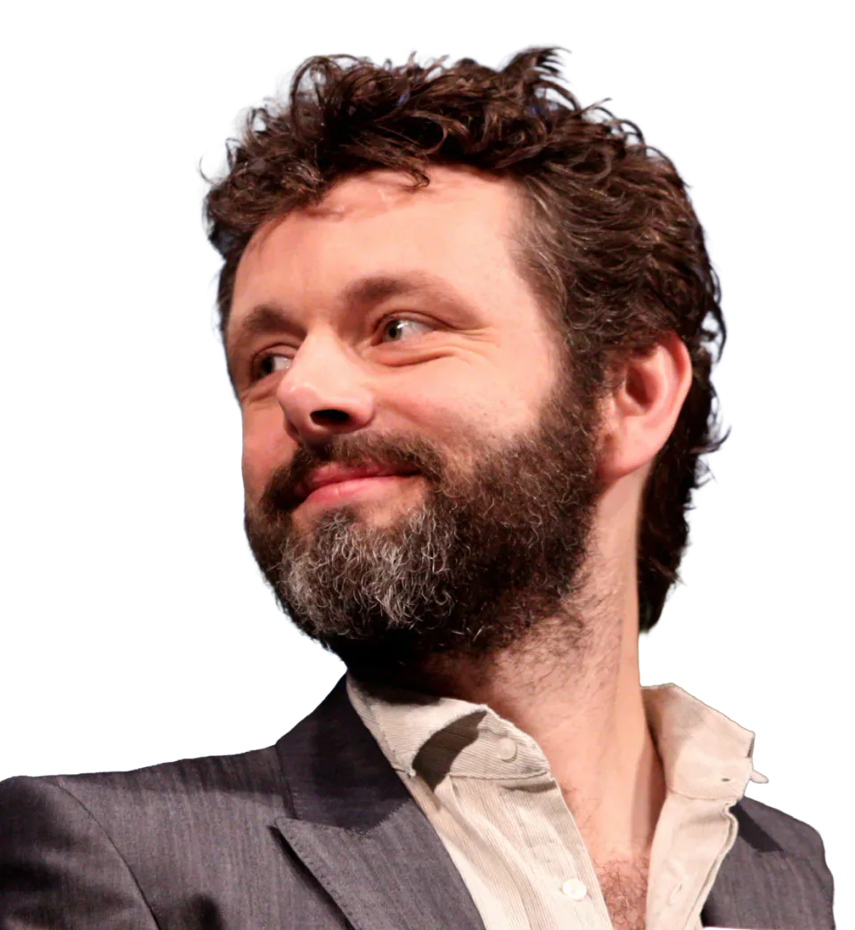 Portrait of actor Michael Sheen.