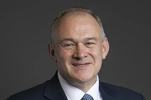 Portrait of Liberal Democrat leader Ed Davey.