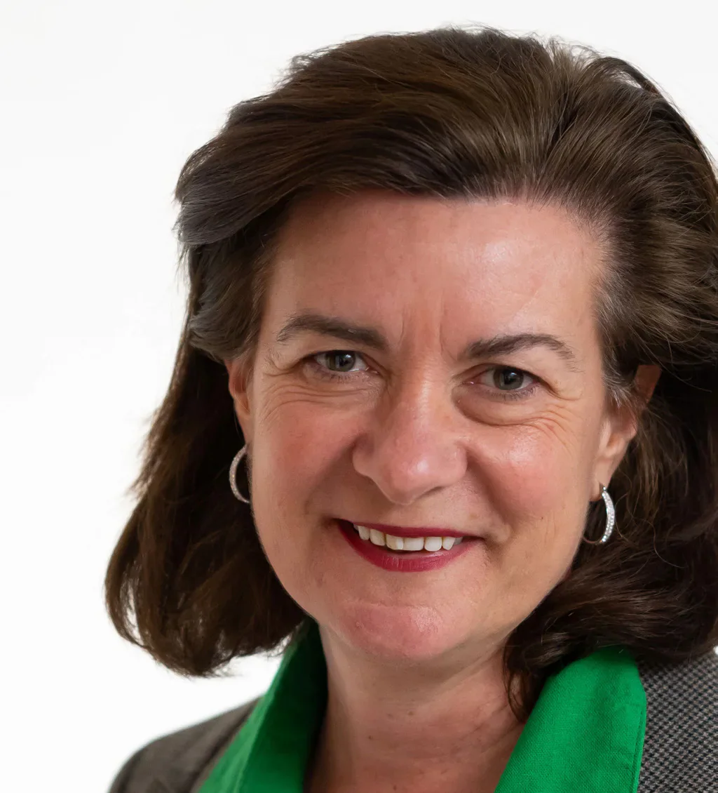 Portrait of UK Home Secretary Shabana Mahmood.