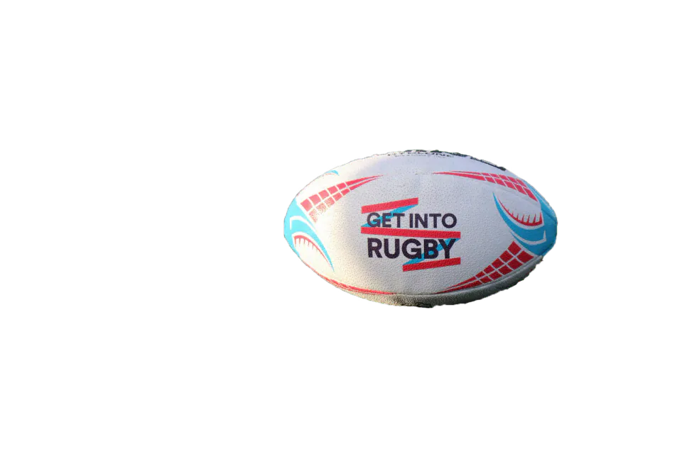 A Get Into Rugby ball.
