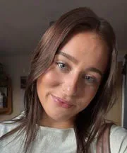A young woman with brown hair