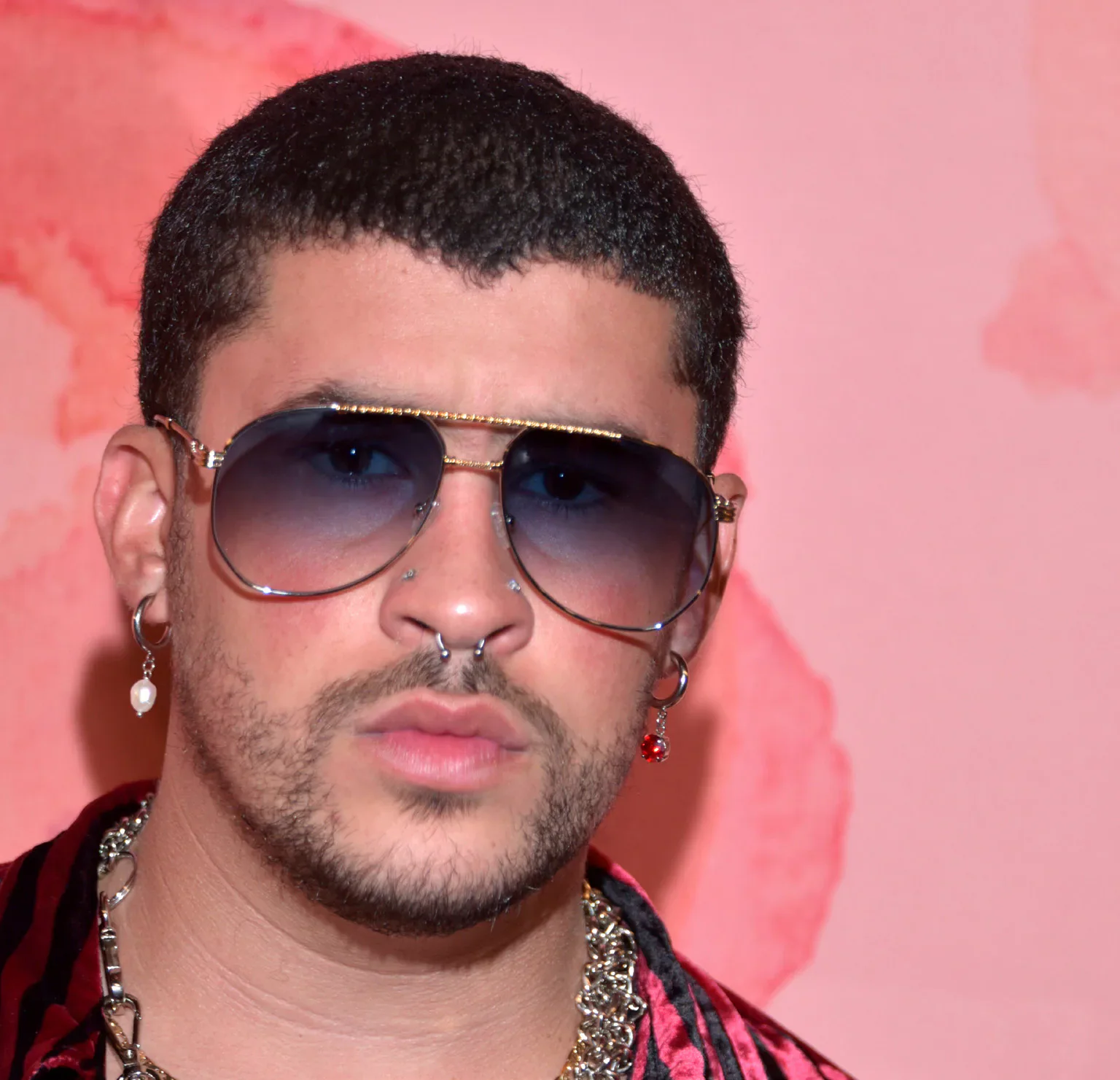 Bad Bunny wearing sunglasses
