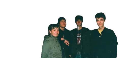 The four members of MORN posing together.