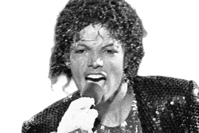 Michael Jackson performing.