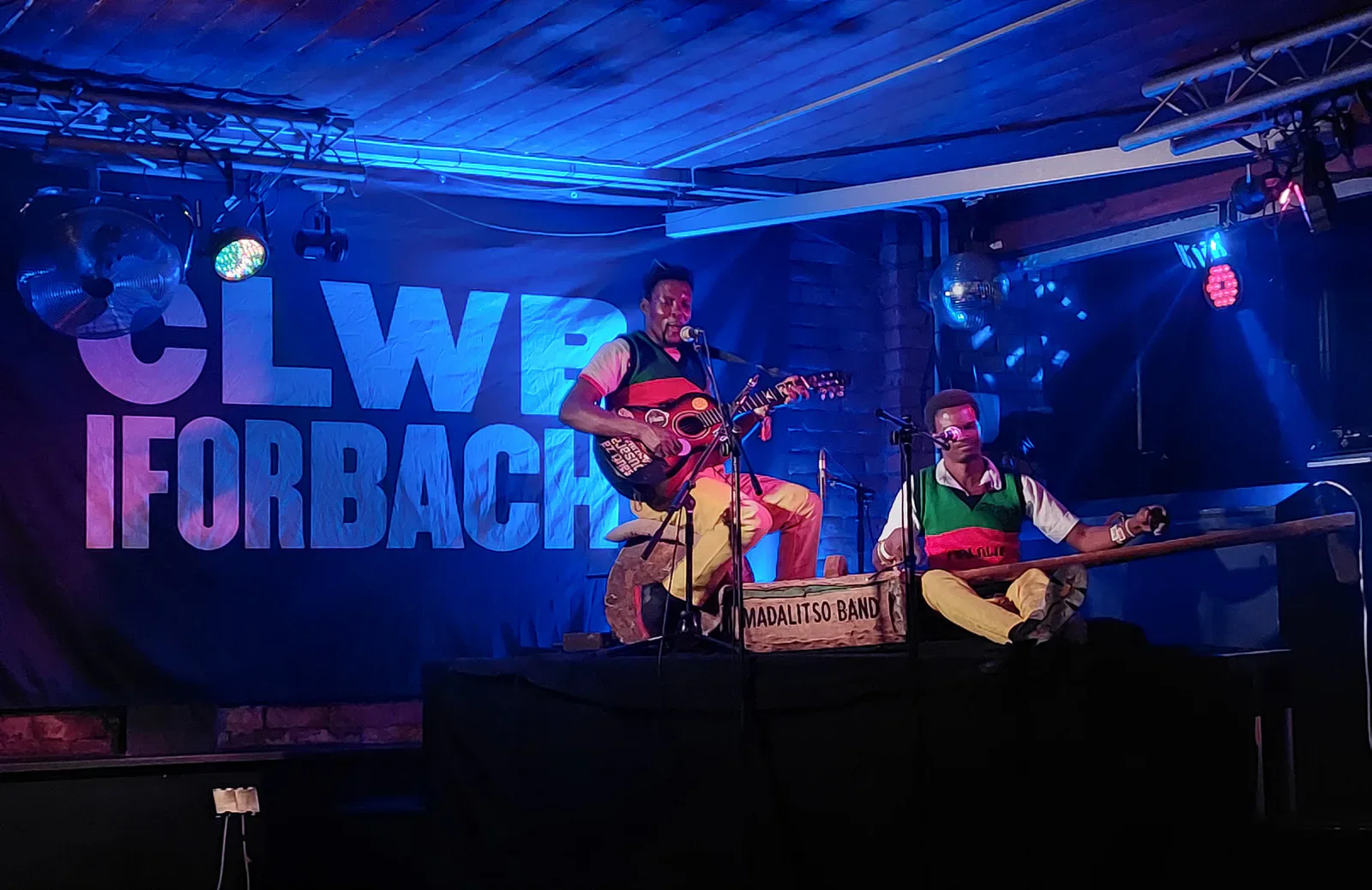 Madalitso Band performing at Clwb Ifor Bach.