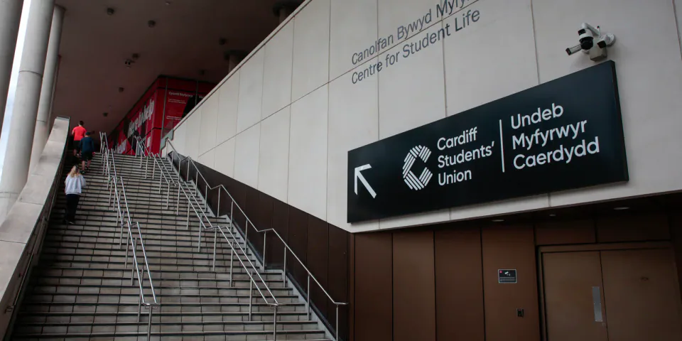 The steps of horror, Cardiff Students' Union