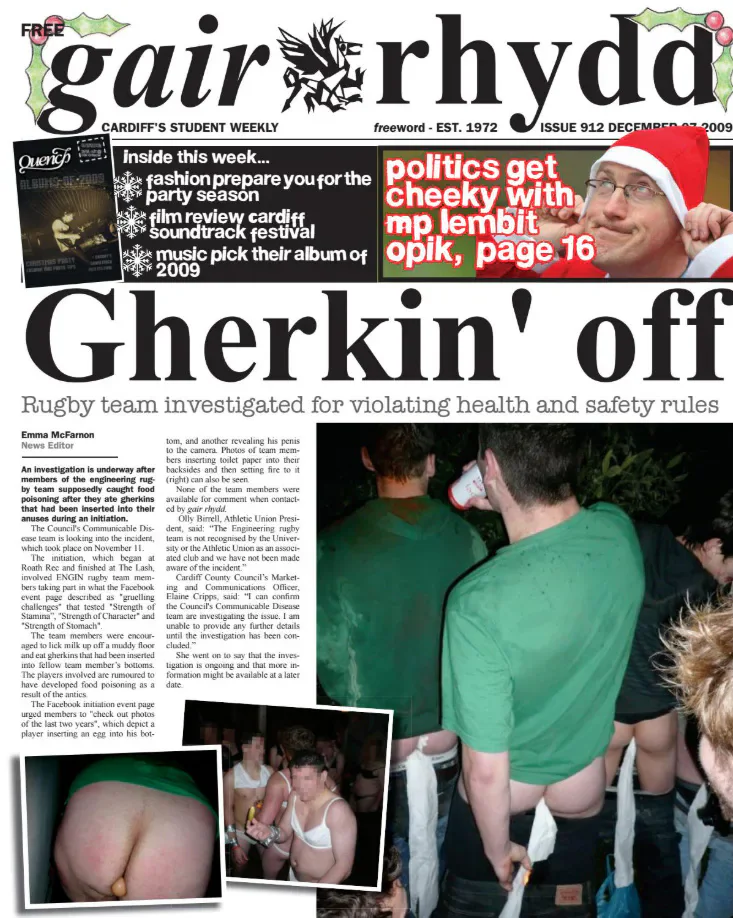 Gherkin' Off. Gair Rhydd, c. 2008
