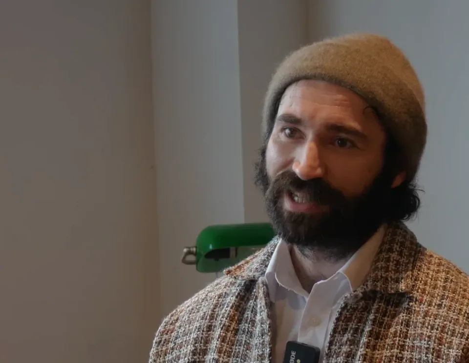 Callum Thompson is interviewed by Gair Rhydd members