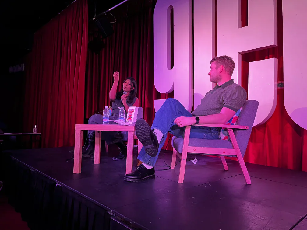 Image accompanying “Culture Wars And Crackdowns, Ash Sarkar in Cardiff”